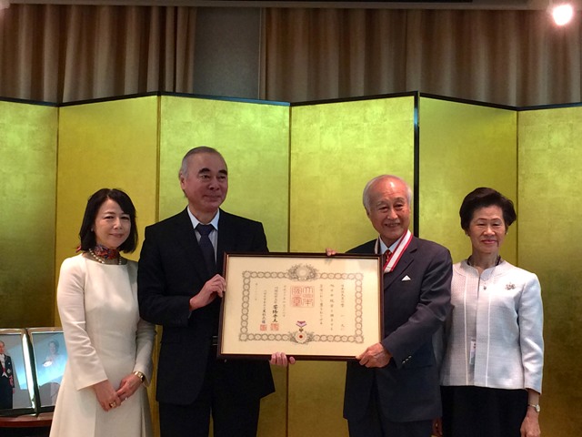 中央研究院の廖一久院士、日本水産増殖学会の名誉会員に Taiwan Today