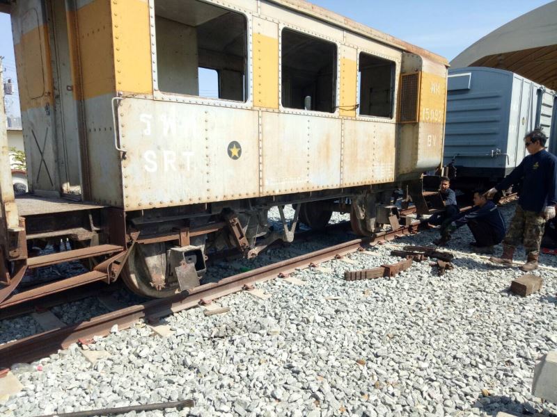 Taiwan-produced Thai brake van returns home from Bangkok Taiwan-produced Thai brake van returns home from Bangkok Photos - New Southbound Policy