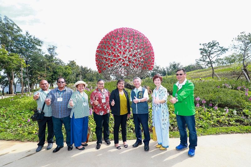 帛琉第一夫人參觀台中花博 加深台帛兩國交流與情誼 帛琉第一夫人參觀台中花博 加深台帛兩國交流與情誼圖片 - 新南向政策