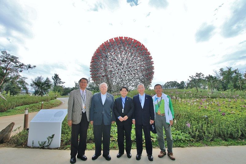 台灣友邦尼加拉瓜外交部長參訪花博 力讚四口之家永續建築 台灣友邦尼加拉瓜外交部長參訪花博 力讚四口之家永續建築圖片 - 新南向政策