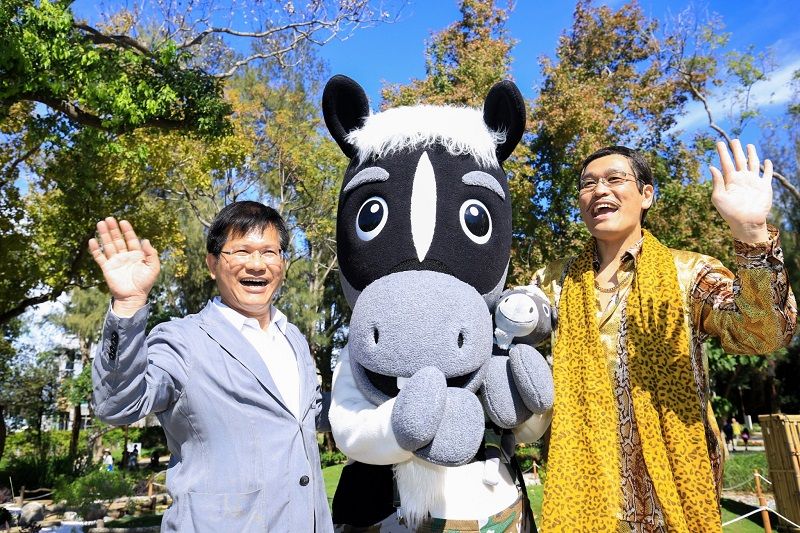 日本PIKO太郎宣傳台中花博 與林市長大跳《PPAP》 日本PIKO太郎宣傳台中花博 與林市長大跳《PPAP》圖片 - 新南向政策