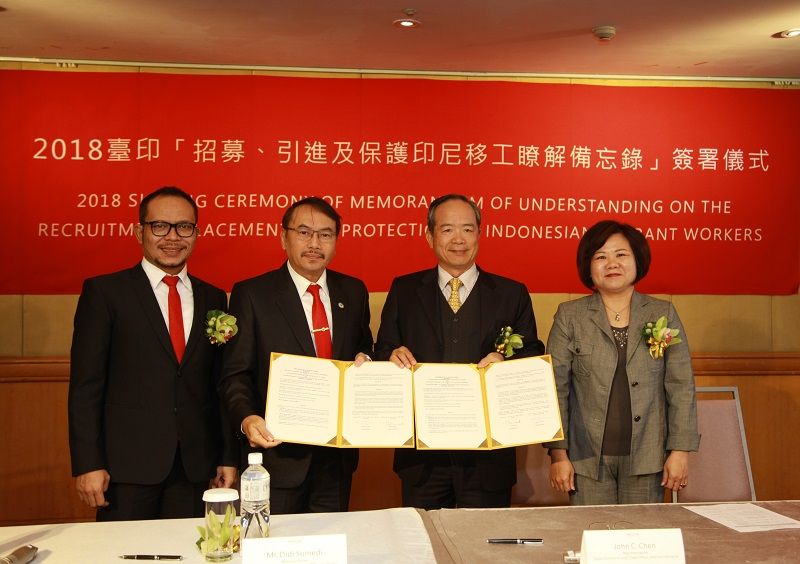 臺印雙方重新簽署移工備忘錄 臺印雙方重新簽署移工備忘錄圖片 - 新南向政策