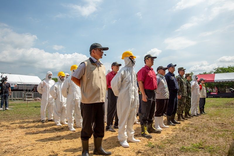 視導非洲豬瘟緊急防疫模擬演練 總統:防疫視同作戰 絕對不能鬆懈 視導非洲豬瘟緊急防疫模擬演練 總統:防疫視同作戰 絕對不能鬆懈圖片 - 新南向政策
