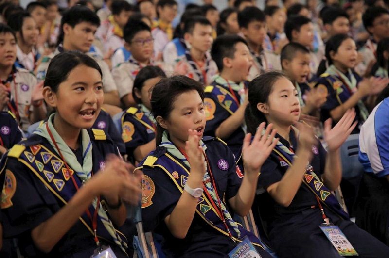 2019新竹市全市大露營 馬來西亞及韓國國際童軍團 一起樂活服務 幸福童軍 2019新竹市全市大露營 馬來西亞及韓國國際童軍團 一起樂活服務 幸福童軍圖片 - 新南向政策