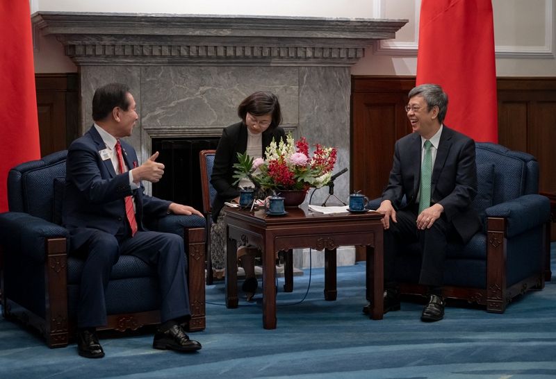 接見獅子會國際總會長 副總統期盼獅子會以充沛人脈及熱誠服務精神 創造臺韓兩國更多合作機會 接見獅子會國際總會長 副總統期盼獅子會以充沛人脈及熱誠服務精神 創造臺韓兩國更多合作機會圖片 - 新南向政策
