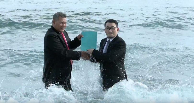台湾芸術家 黄瑞芳氏 ツバルの気候危機担当大使に Taiwan Today