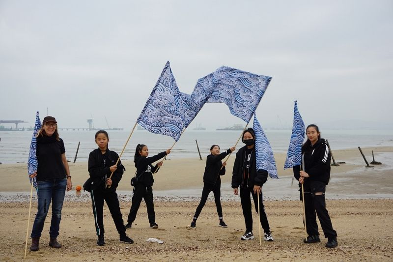 澳洲藝術家金門海灘創作 詮釋不同地景 澳洲藝術家金門海灘創作 詮釋不同地景圖片 - 新南向政策