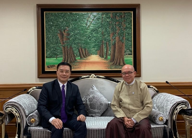 駐緬甸代表李朝成拜會緬甸商工總會 駐緬甸代表李朝成拜會緬甸商工總會圖片 - 新南向政策