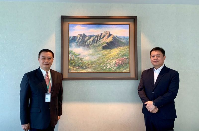 駐緬甸代表處李朝成代表拜會玉山銀行仰光分行 駐緬甸代表處李朝成代表拜會玉山銀行仰光分行圖片 - 新南向政策
