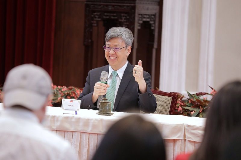 卸任前與媒體茶敘 副總統:每一位國人都是抗疫英雄 臺灣可以幫助亞洲、全世界做好防疫工作 讓自由、民主、人權、法治再次發揚光大 卸任前與媒體茶敘 副總統:每一位國人都是抗疫英雄 臺灣可以幫助亞洲、全世界做好防疫工作 讓自由、民主、人權、法治再次發揚光大圖片 - 新南向政策