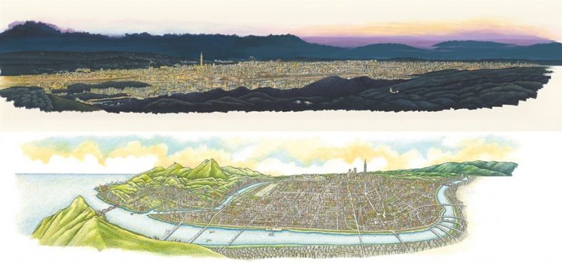 台北市100年の繁栄を描いた「台北上河図」が出版 : Taiwan Today