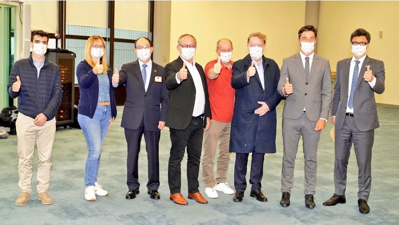 New Southbound Policy。Dalam selang waktu yang sangat singkat, Majelis Nasional Prancis kembali mengutus delegasi ketiga untuk berkunjung ke Taiwan. Hal tersebut memperlihatkan eratnya hubungan persahabatan Taiwan-Prancis. (Foto oleh Kementerian Luar Negeri)