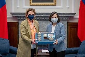 接見「歐洲議會畢爾副議長訪問團」　總統：與歐盟一起建立更堅實的夥伴關係　為雙方人民創造更多福祉 - 圖片