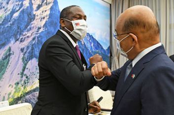 接見聖露西亞駐臺新任大使路易斯 蘇揆感謝露國力挺臺灣參與國際 盼持續深化兩國邦誼 - 圖片