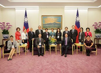 接見世臺聯合基金會訪問團　副總統：請臺商朋友持續在國際上為臺灣發聲　分享臺灣民主、自由、人權的情況 - 圖片