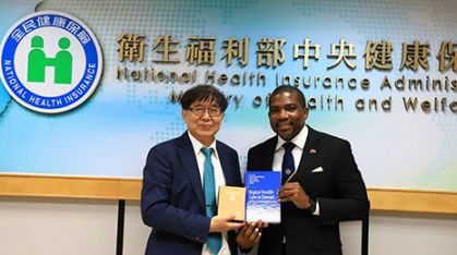 聖克聯邦總理一行人造訪健保署取經，李伯璋署長親自說明臺灣珍貴的健保制度 - 圖片