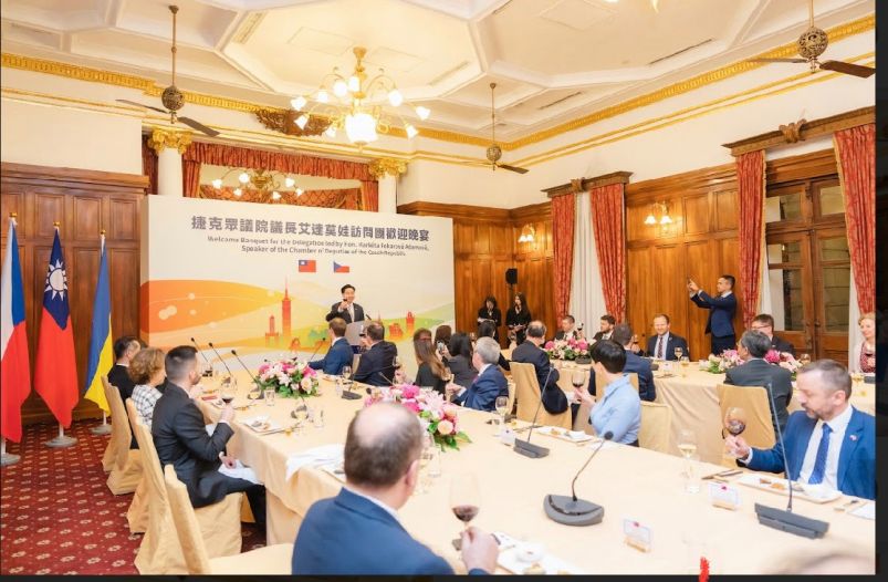 外交部、チェコ下院議長ら代表団を台北賓館で歓待 Taiwan Today