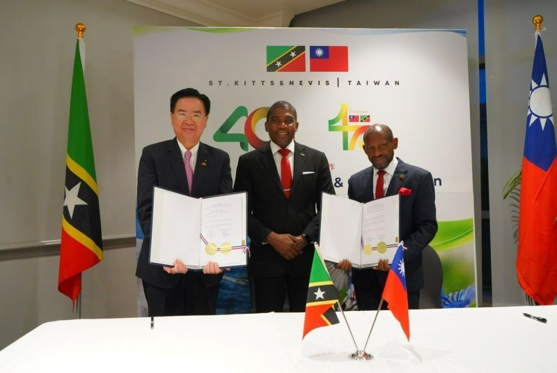 Kunjungan Menlu Joseph Wu ke Saint Kitss dan Nevis Tingkatkan Persahabatan  Kedua Negara : Taiwan Today