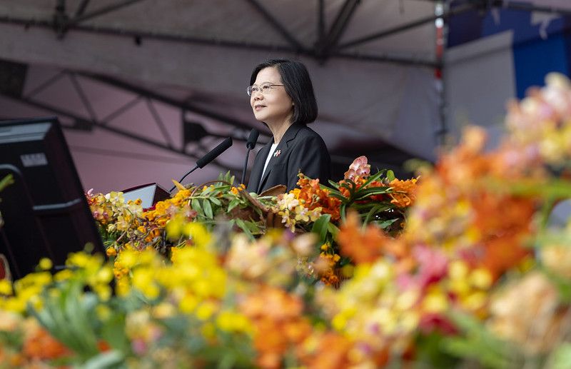 President Tsai emphasizes Taiwan’s solidarity and democracy in National ...