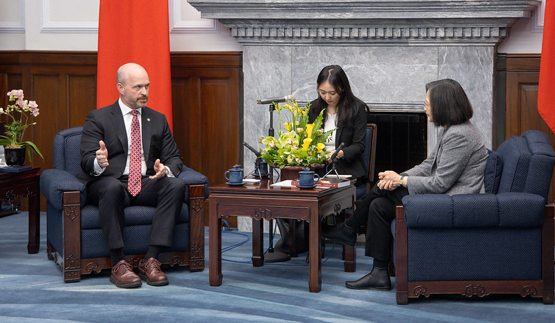 President Tsai receives US think tank delegation - Taiwan Today