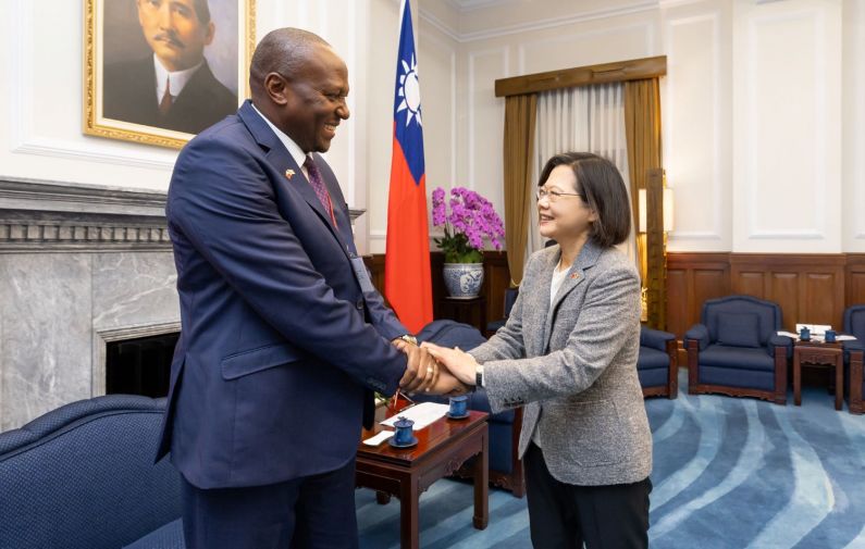 Tsai receives Kingdom of Eswatini delegation led by PM Dlamini - Taiwan