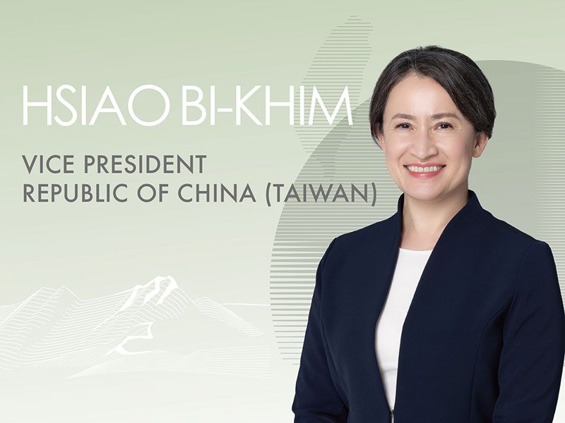 CV of Vice President Hsiao Bi-Khim Photos - New Southbound Policy