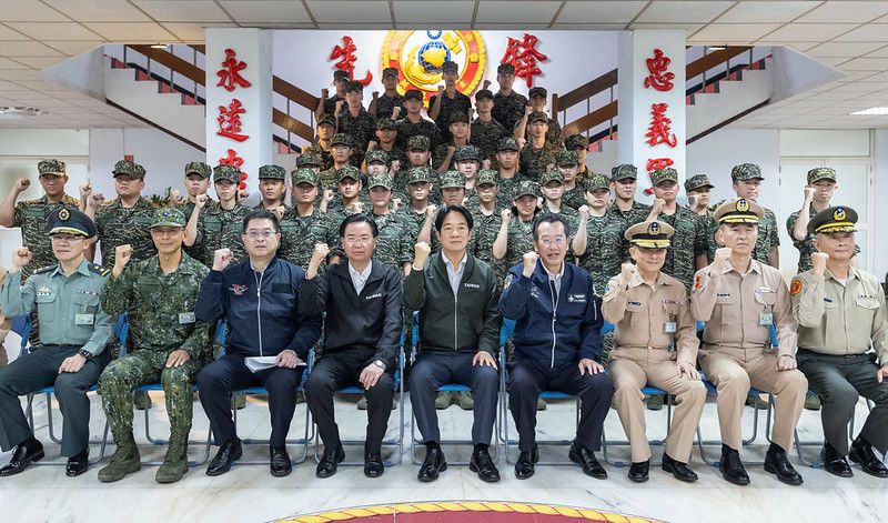 頼総統、三軍統帥として「海軍陸戦隊66旅団」を激励 : Taiwan Today