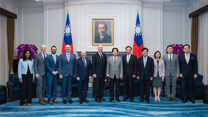 Lai welcomes US Senate delegation - Taiwan Today