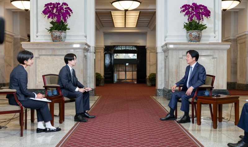 President Lai gives interview to Japanese media outlets - Taiwan Today