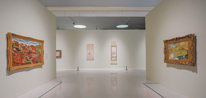 The “Arts as Imprints of the Times” exhibition at NTMoFA features a section on local works from the first half of the 20th century. (Courtesy of NTMoFA)