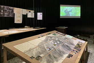 Hewen a ta:in tawtawazay traces ancestral routes to evoke memories of movement and loss in “Lohizaw,” which means ridge crossing in Saisiyat. (Courtesy of Hewen a ta:in tawtawazay)