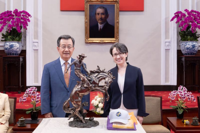 副總統接見世總回國訪團　盼團結凝聚臺灣安全與經濟發展實力圖片 - 新南向政策