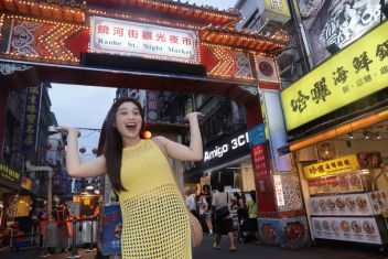 和阮秋姮一起在夜市尋找台灣感性。新南向政策圖片