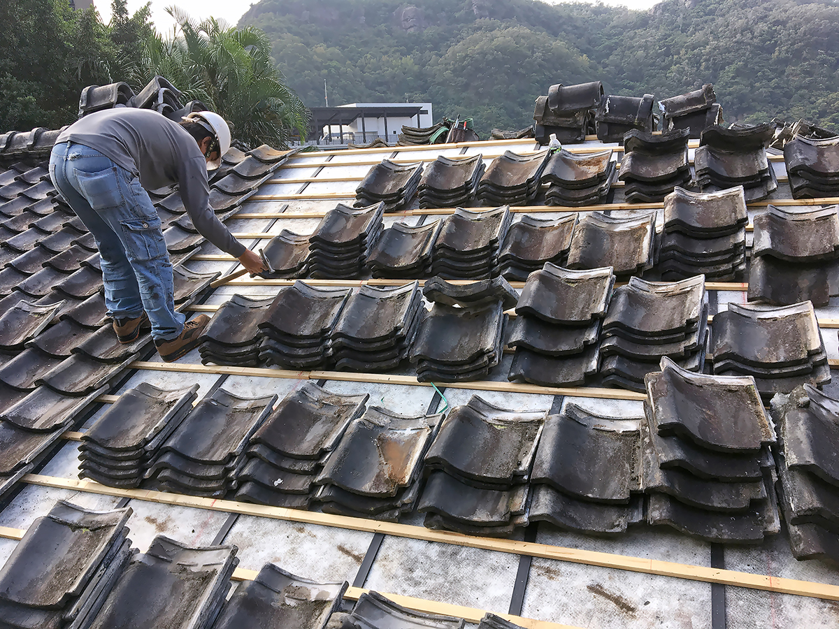 The museum’s restoration work uses traditional techniques to return the historic structure to its original form. (Courtesy of Beitou Museum)