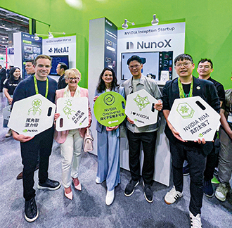 NunoX is selected for the NVIDIA Inception Program for its potential to shape the future of smart fabric technologies. (Courtesy of NunoX)