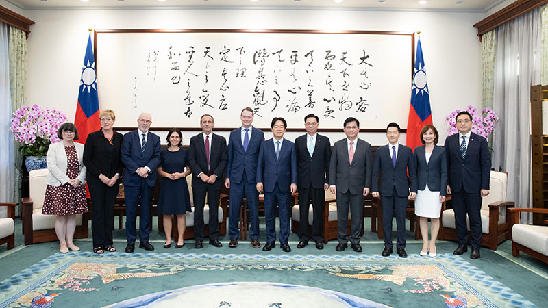 President Lai meets Brookings Institution delegation