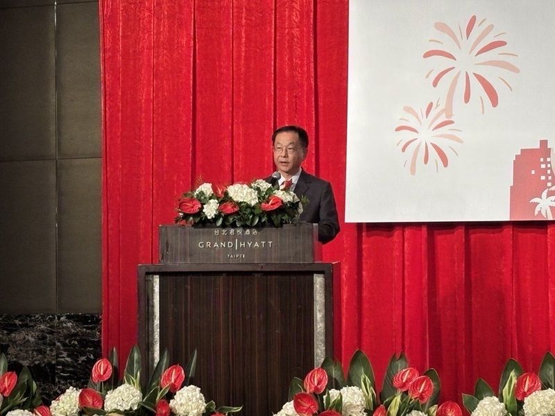 New Southbound Policy。Thứ trưởng Bộ Ngoại giao Cát Bảo Huyên phát biểu tại Tiệc chiêu đãi kỷ niệm 60 năm Quốc khánh Singapore tổ chức vào tối 18/8 tại Đài Bắc. (Ảnh: Bộ Ngoại giao)