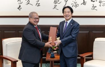 President Lai receives Tuvaluan parliament speaker
