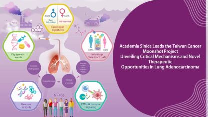 Image - Academia Sinica Leads the Taiwan Cancer Moonshot Project Unveiling Critical Mechanisms and Novel Therapeutic Opportunities in Lung Adenocarcinoma