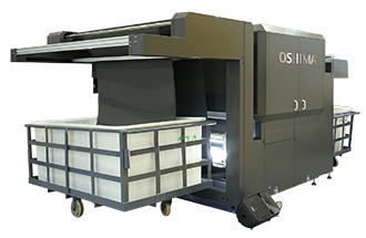 La primera máquina taiwanesa de inspección textil impulsada por inteligencia artificial debutó en la TITAS 2022. (Foto cortesía de la TFF)