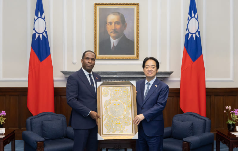 President Lai receives credentials from new Haiti Ambassador Roudy Stanley Penn