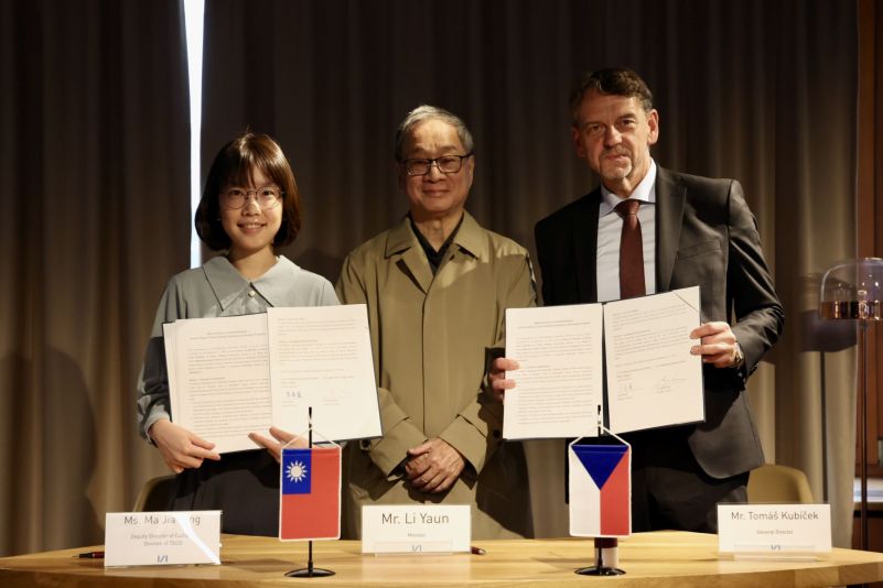台湾とチェコ、文学者向けの「レジデンス・プログラム」実施で合意