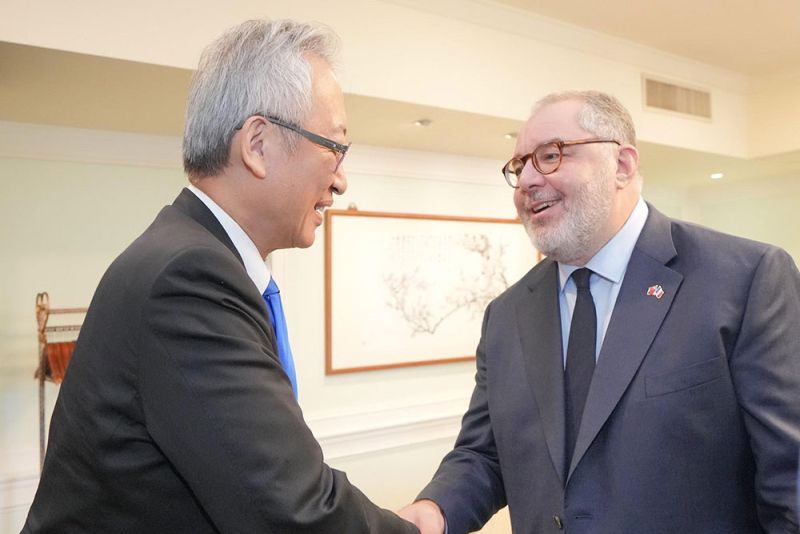 外交部政務次長吳志中午宴歡迎法國參議院友台小組正式代表團訪台圖片 - 新南向政策