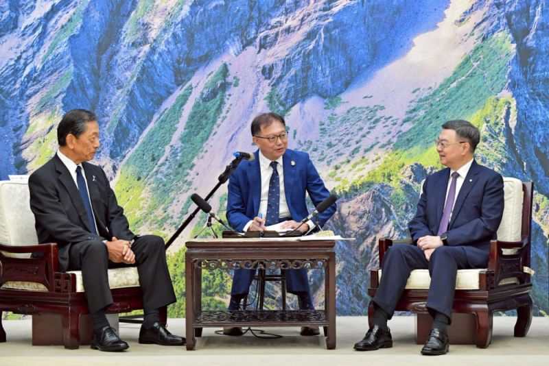 接見日本台灣交流協會隅修三會長 卓揆盼深化高科技領域合作 共同維護印太地區和平穩定圖片 - 新南向政策