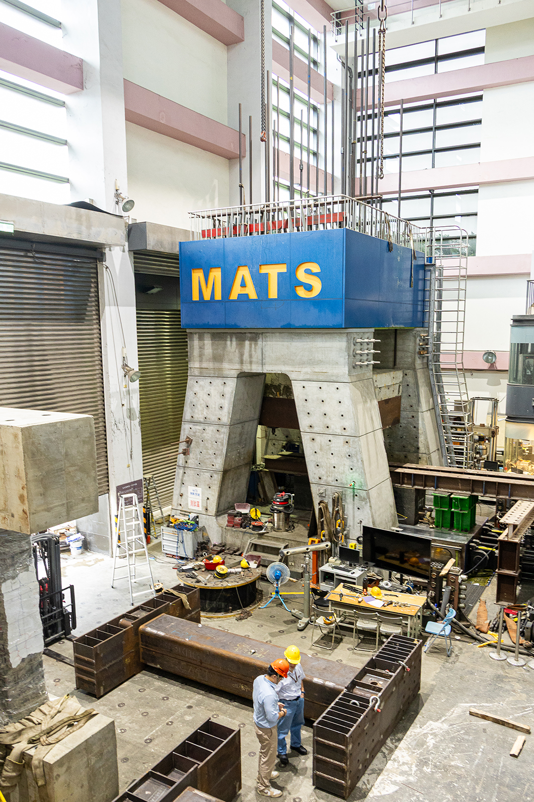 The National Center for Research on Earthquake Engineering is located on the campus of National Taiwan University in Taipei City. (Photo by Chen Mei-ling)