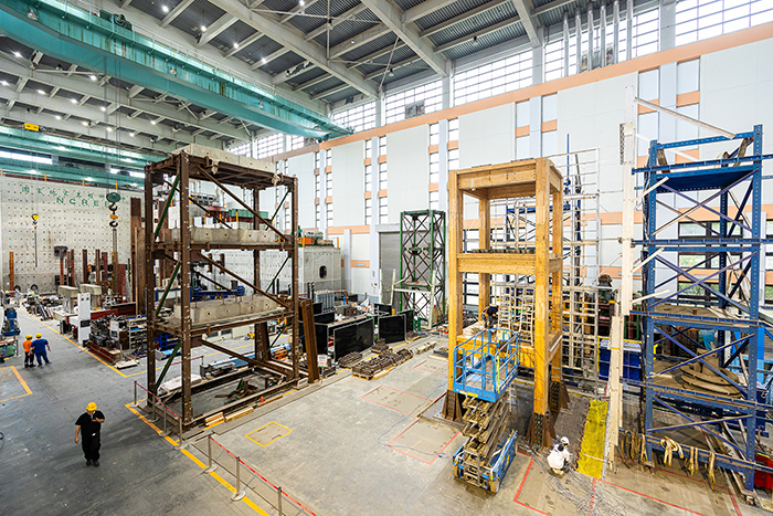 The NCREE is equipped with seismic simulation facilities capable of conducting large- or full-scale tests. (Photo by Chen Mei-ling)