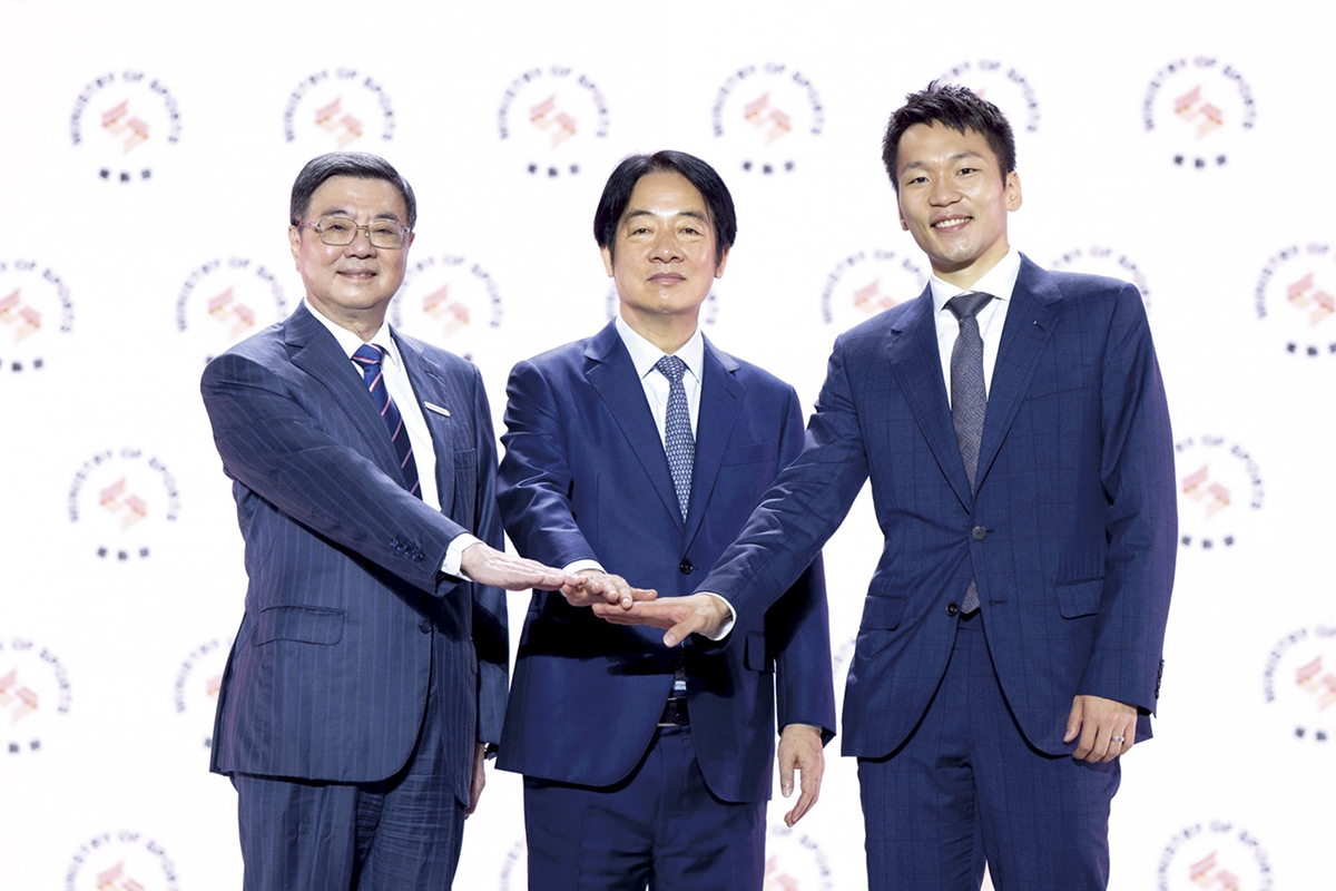 President Lai, Premier Cho attend launch of sports ministry