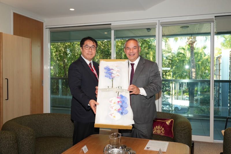 澳洲黃金海岸市泰特市長喜迎黃偉哲首次回訪 大讚台南是適合帶家人渡假的好地方圖片 - 新南向政策