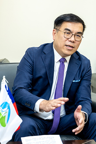 Environment Minister Peng Chi-ming (Photo by Chen Mei-ling)