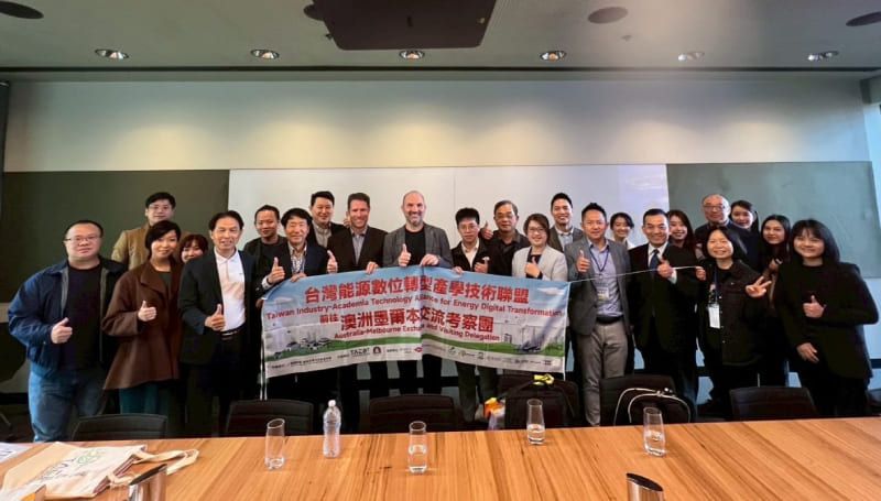 「台灣能源數位轉型產學技術聯盟」（TAEDT）組團參訪墨爾本，深化台澳能源交流圖片 - 新南向政策
